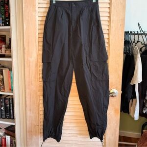 167 Gilly Hicks Black Cargo Pants- Size S